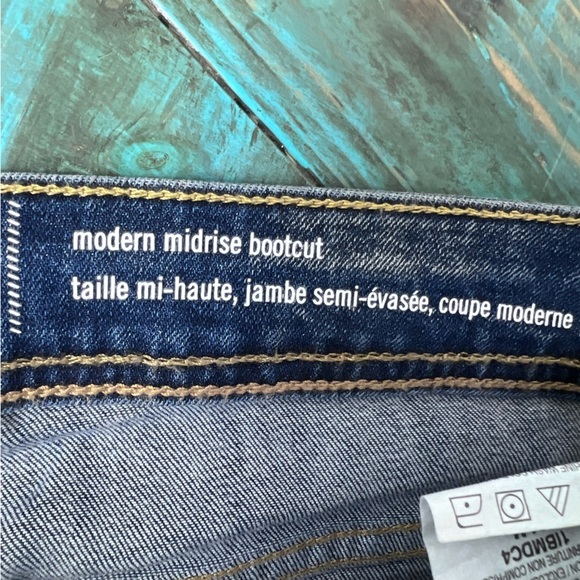 Lee Riders Modern Mid Rise Bootcut Jeans Size 14 Denim Casual - Picture 7 of 8